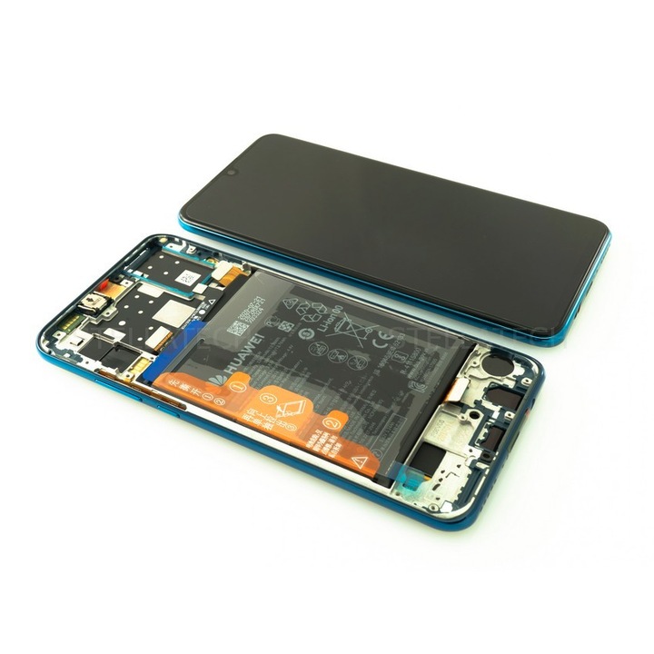 Set Display cu Baterie incorporata Huawei P30 Lite, Peacock blue