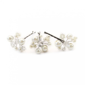 Set agrafe coc ivory , accesoriu par pentru mireasa Set agrafe coc ivory , accesoriu par pentru mireasa