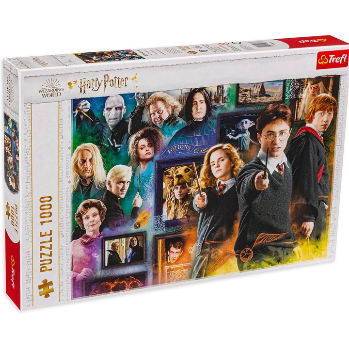 Puzzle Trefl din 1000 de piese - Lumea lui Harry Potter