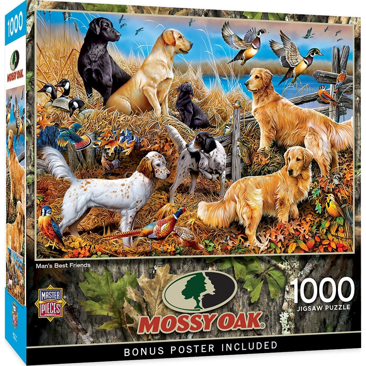 Puzzle de 1000 de piese Master Pieces - Cei mai buni prieteni ai omului ...