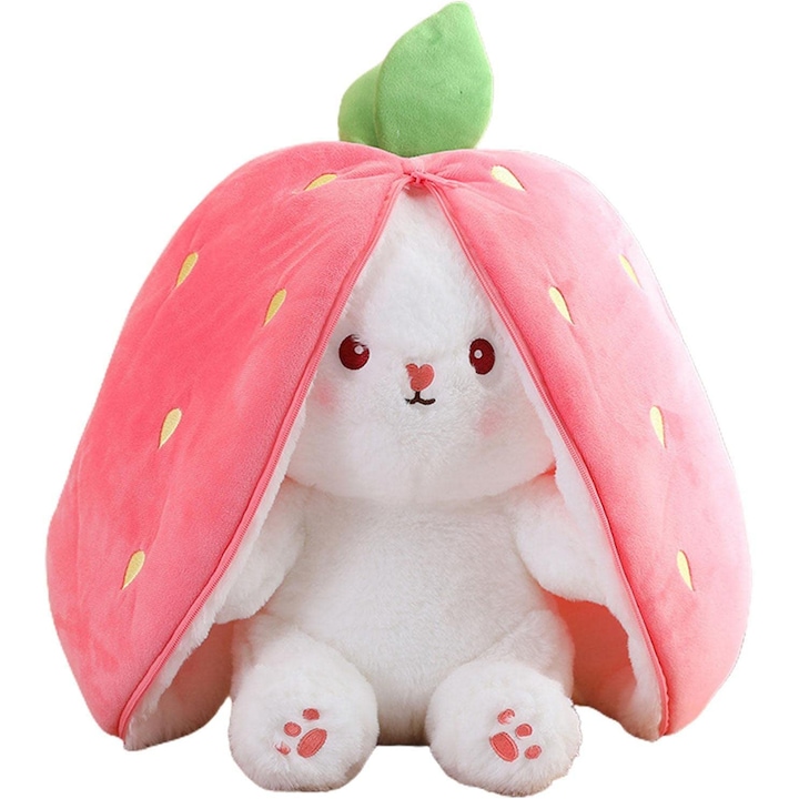 Plüss játék, Strawberry Bunny, Malvys, 18 cm