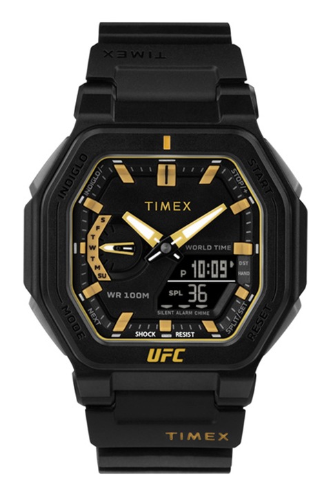 Timex, 45 MM UFC Colossus többfunckiós karóra, Fekete