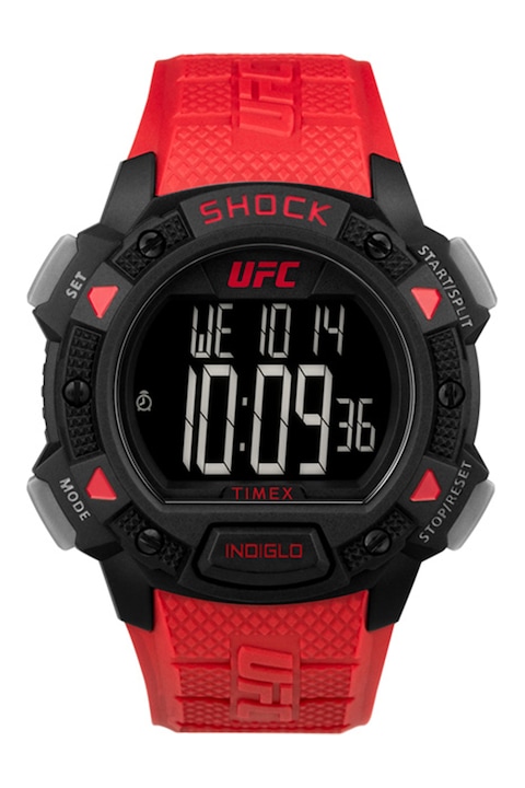 Timex, Часовник 45 MM UFC Core Shock, Тъмночервен