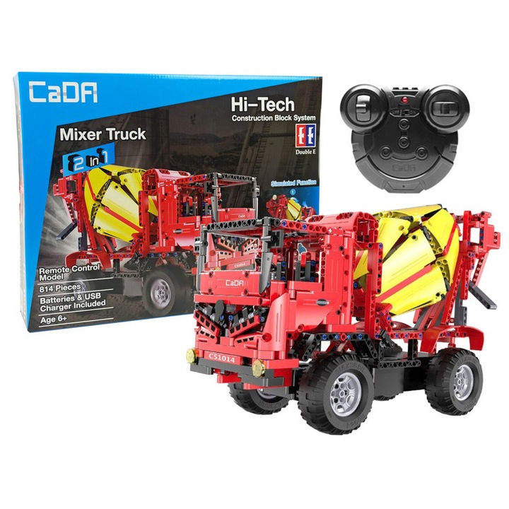 Комплект за конструиране на коли, Lean Toys, 815 части, +6 години, многоцветен