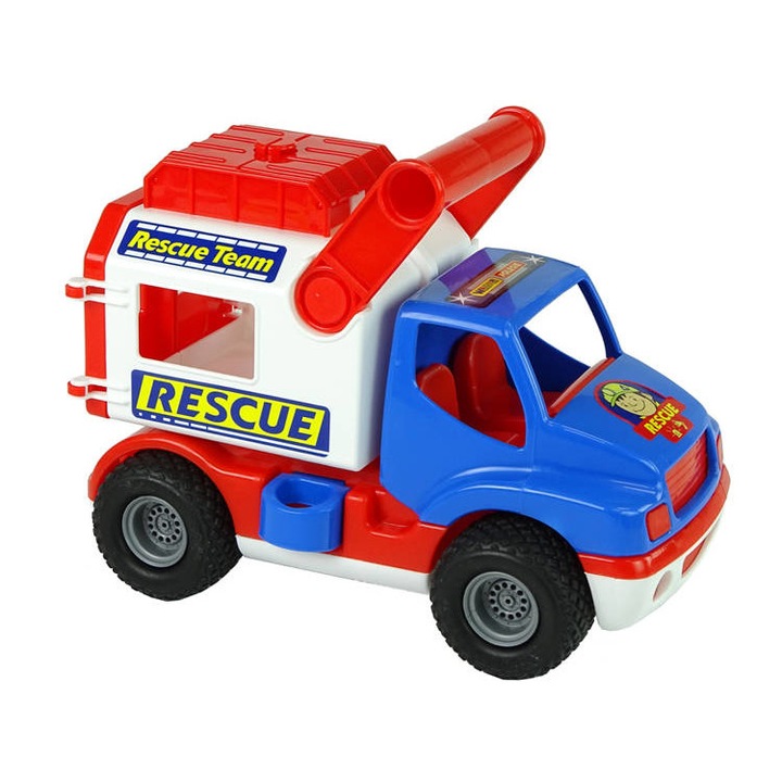 Masina de salvare de jucarie, Wader, Multicolor