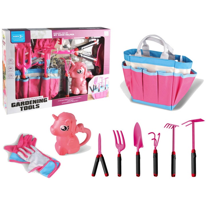 Градински комплект за игра, Import LEANToys, 3 години+, Многоцветен