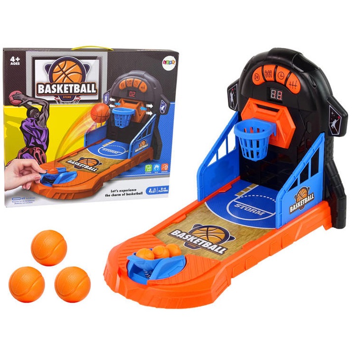 Joc interactiv Lean Toys Basketball, Plastic, 4 ani+, Multicolor