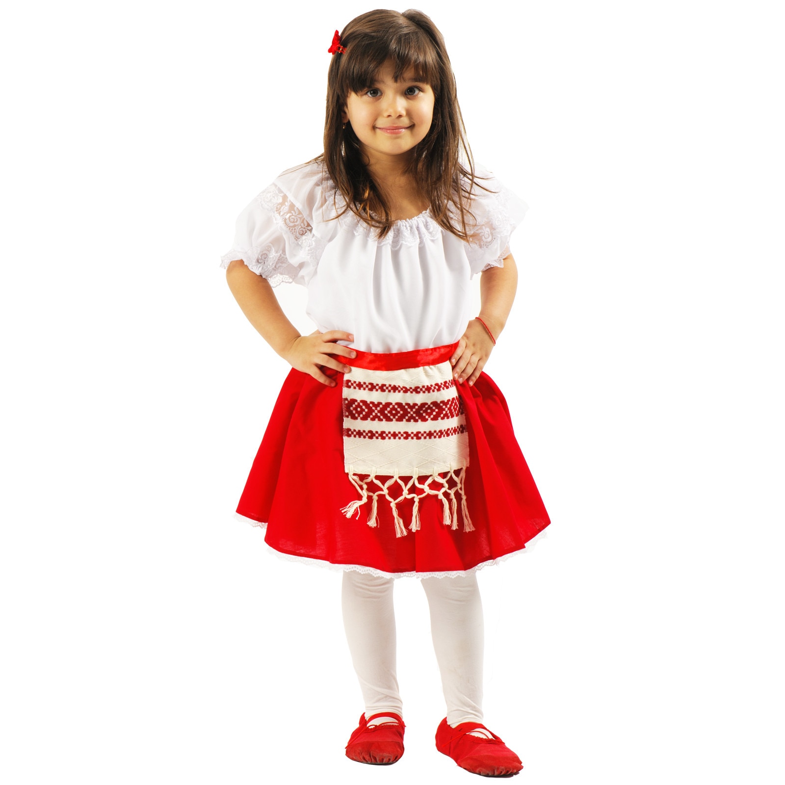 Costum national popular Mariuca 110 cm (3-4 ani)