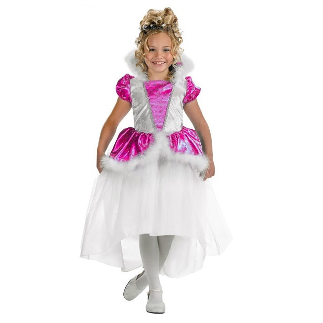 Costum Printesa Luciana ciclame 3-4ani/ 110cm