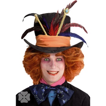 Peruca cu sprancene Palarierul Nebun Peruca cu sprancene Palarierul Nebun