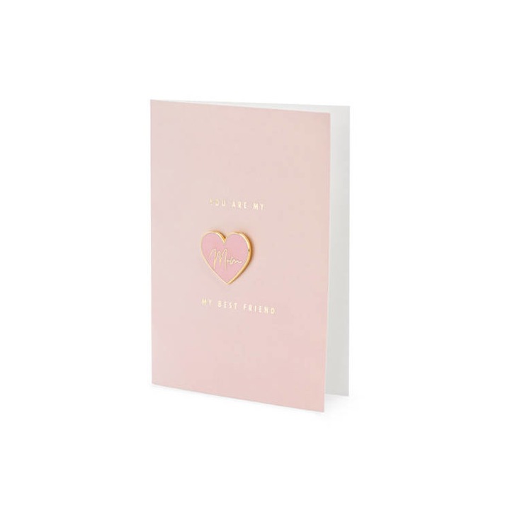 Felicitare pentru mama, PartyDeco, 10.5 x 14.8 cm, Roz