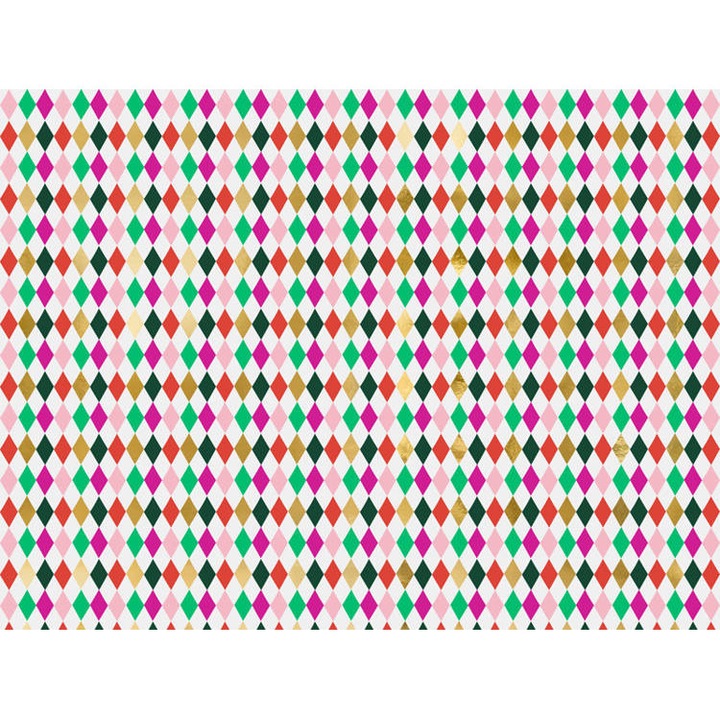 Опаковъчна хартия - Диаманти, 70х200см