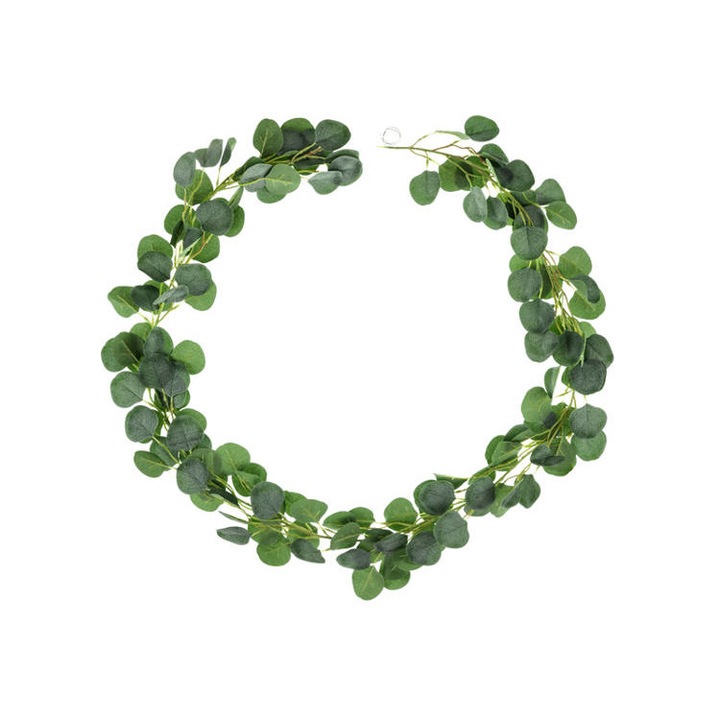 PartyDeco eukaliptusz füzér, 1,8 m, zöld