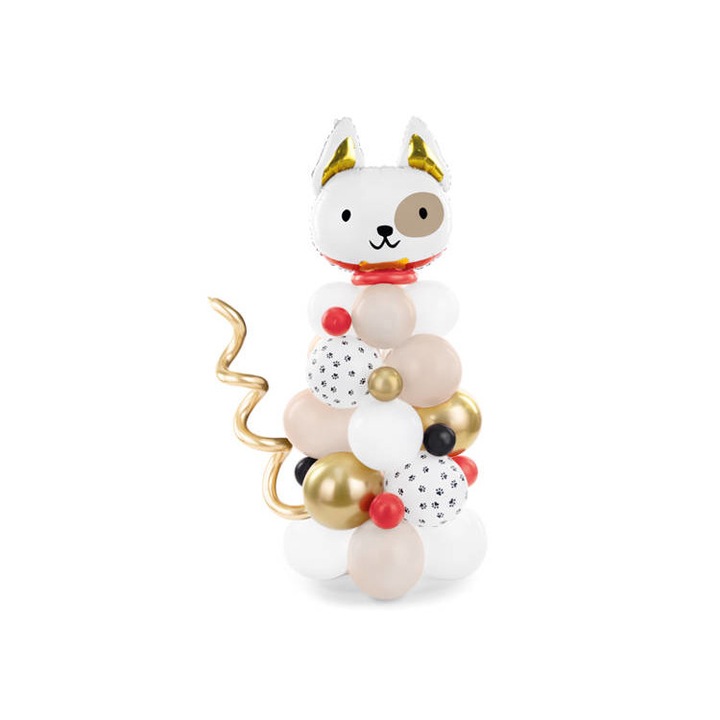 Букет от балони Куче, Микс, 83x155см