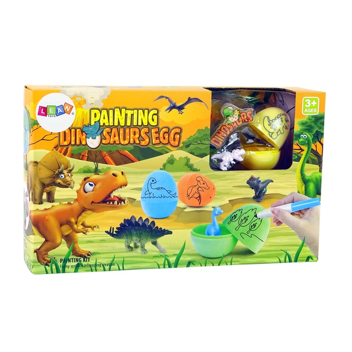 Set creativ Lean Toys, Plastic, 3 ani+, Multicolor
