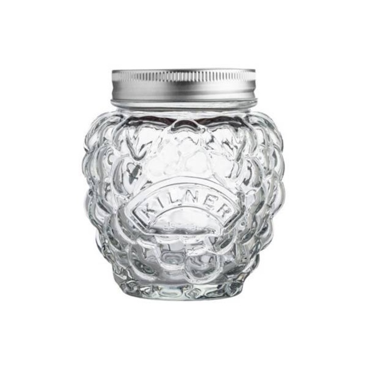 Borcan, Kilner, Sticla/Otel, 0.4 L, Argintiu/Transparent