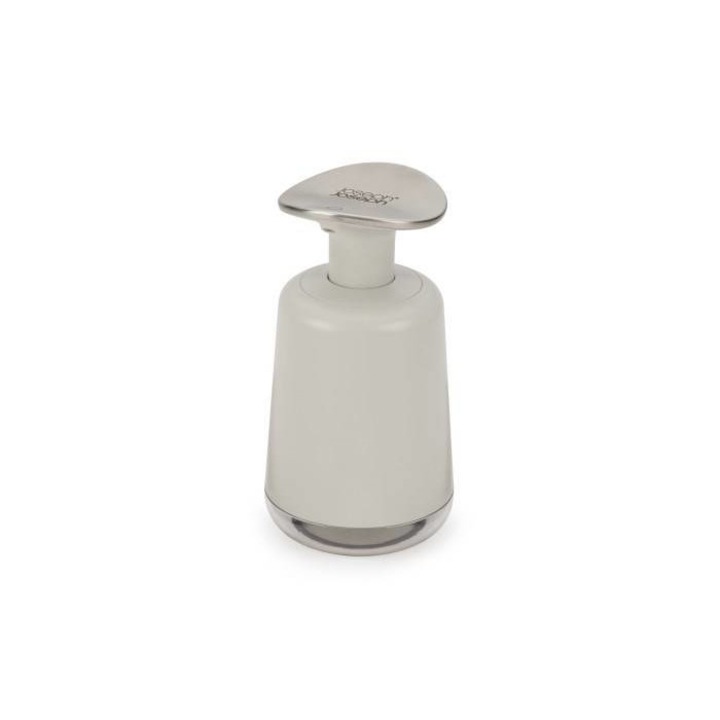 Dispenser sapun lichid, Joseph Joseph, Plastic/Inox, 250ml, Gri deschis