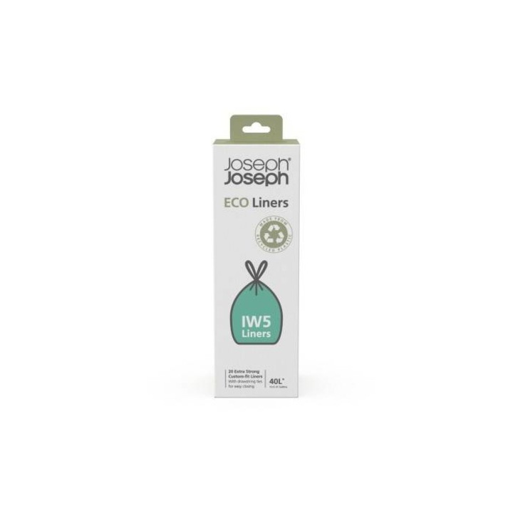 Szemetes zsákok Joseph Joseph, 40L, Szürke, 20 db