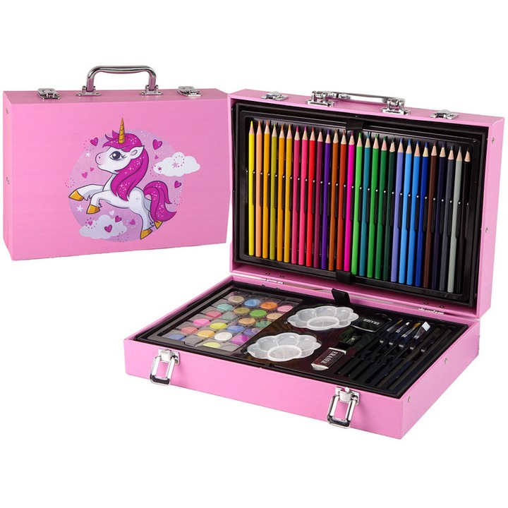 Комплект от 145 части за рисуване Import Lean Toys, 3 години+, многоцветни