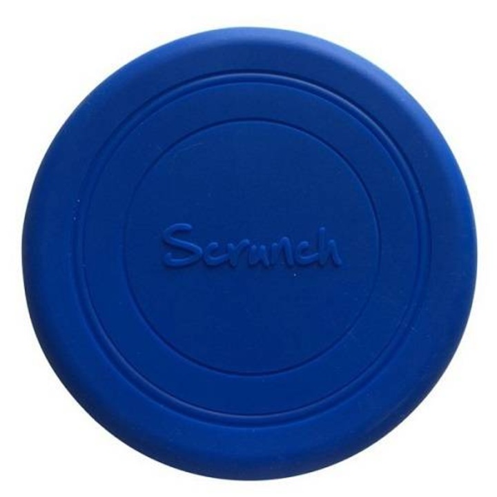 Disc de jucarie, FUNKIT WORLD, Silicon, 18 cm, Bleumarin, 3+