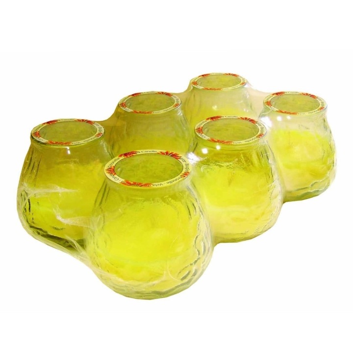 Комплект 6 свещи Formentera Citronella против комари 205гр всяка 40ч