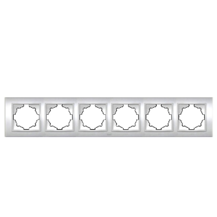 Rama Elbi Zena 6 Posturi Gri Metalizat