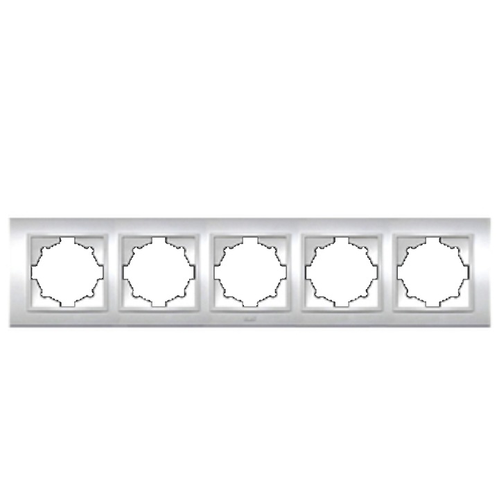 Rama Elbi Zena 5 Posturi Gri Metalizat