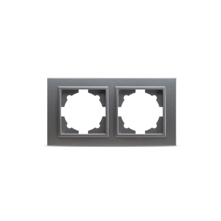 Rama Elbi Zena 2 Posturi Gri Inchis