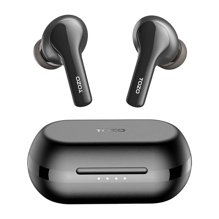 Casti wireless Tozo Agile Pods, Negru