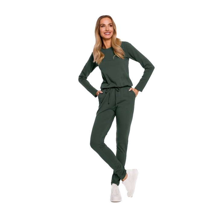 Made of Emotion Női overall Sonam M583 katonai zöld, Zöld