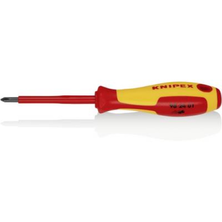 Кръстата отвертка Knipex VDE, PH 1, 98 24 01