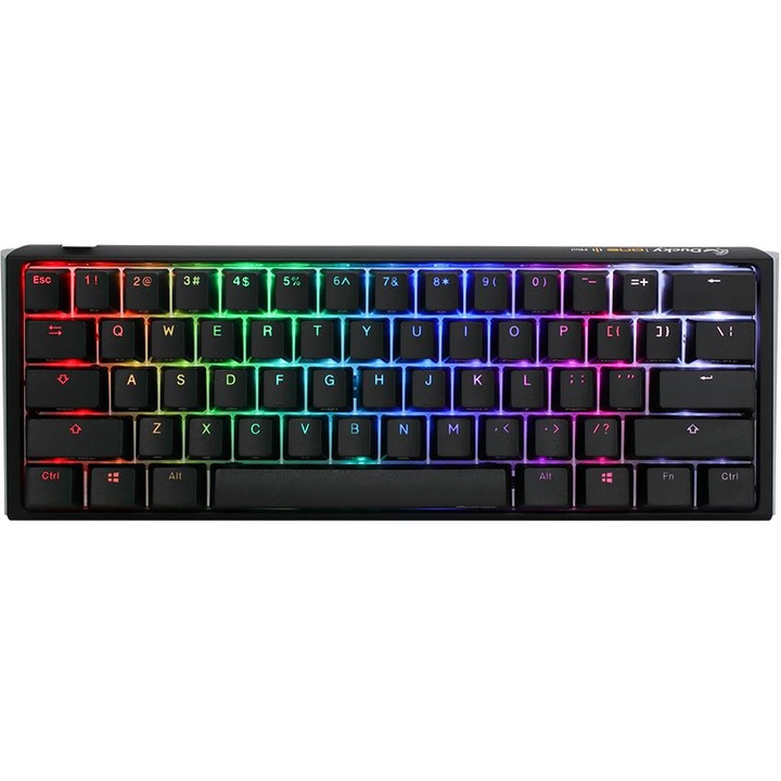 Tastatura, Ducky, ONE 3 Mini MX Negru RGB Premium ABS Maghiara, Negru