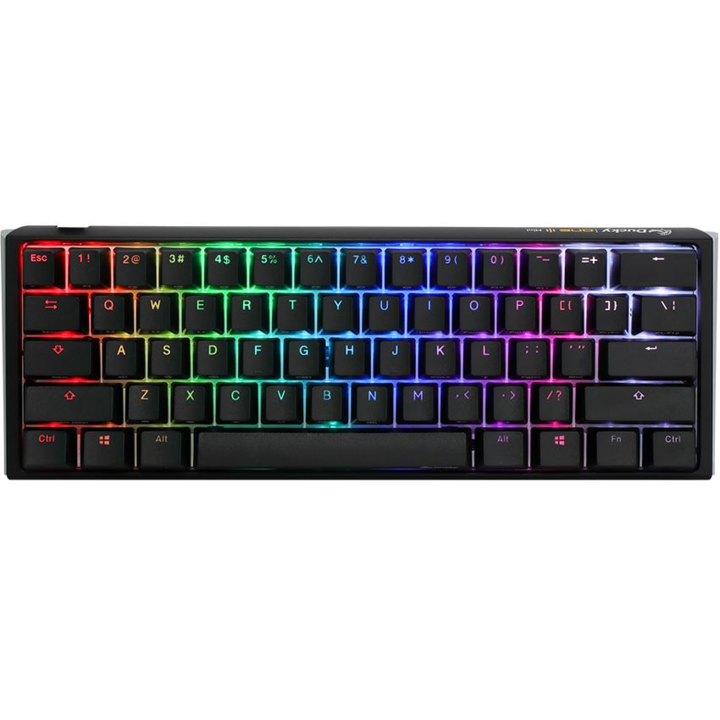 Клавиатура Ducky ONE 3 Mini MX Black RGB Premium ABS Hungarian (HU) Black (DKON2161ST-AHUALCLAWSC1)