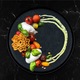 Set 2xForme prajitura, Plate-it, Floare, Argintiu