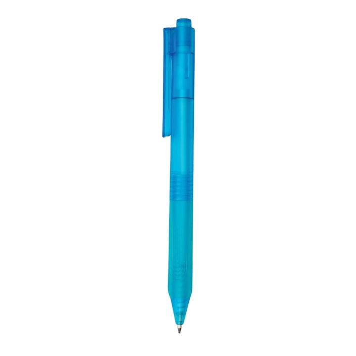 Химикал X9, Ronic, матово покритие, силиконова дръжка, синьо мастило с писане до 1200 м, 14 см, 10 гр, син