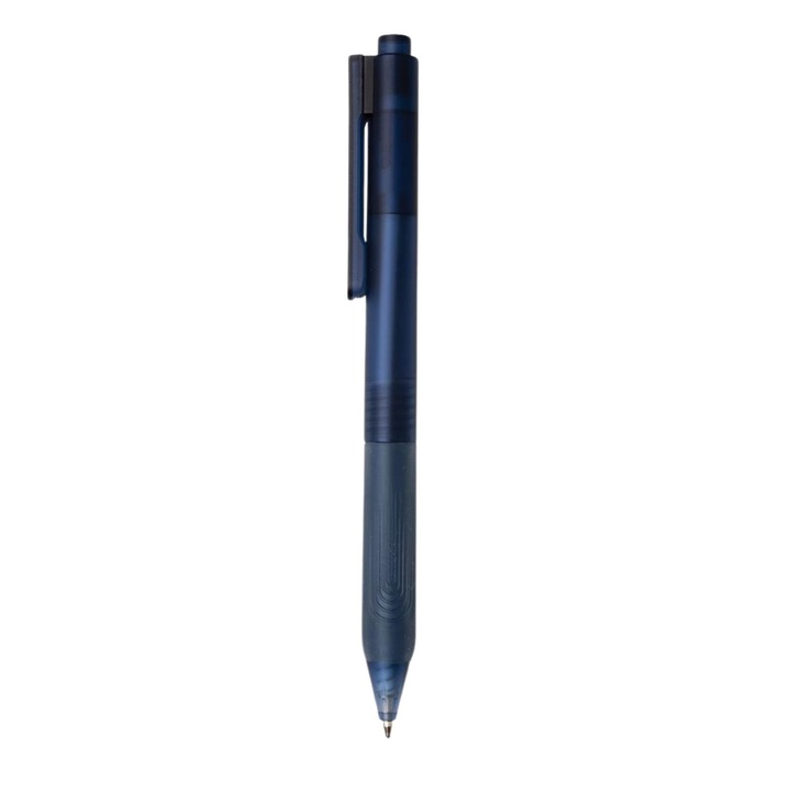 Химикал X9, Ronic, матово покритие, силиконова дръжка, синьо мастило с писане до 1200 м, 14 см, 10 гр, тъмносиньо