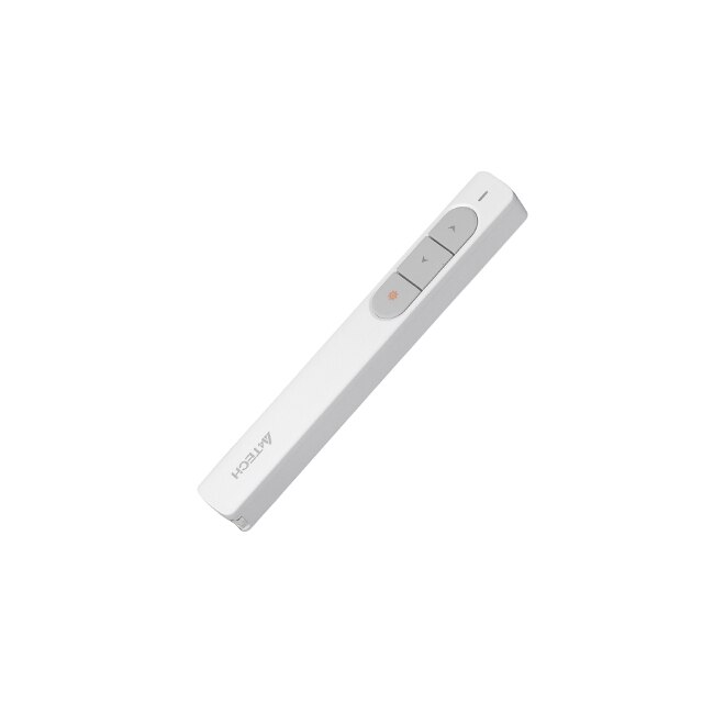 Laser pointer A4tech LP15, laser rosu, fara fir, 2.4G, Alb - eMAG.ro