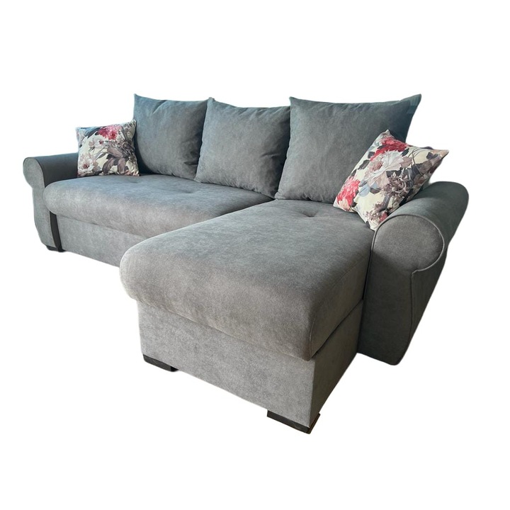 Coltar Extensibil Royal Gri L 240, l 145, h 71 cm