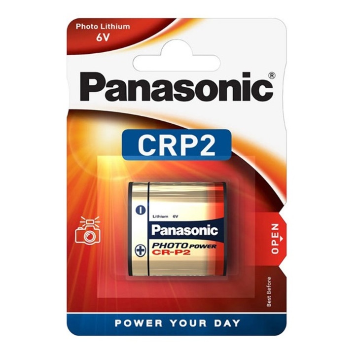 Panasonic fotóelem (crp2, 6v, lítium) 1db / csomag, CR-P2PL-1BP, gyártói csomagolás