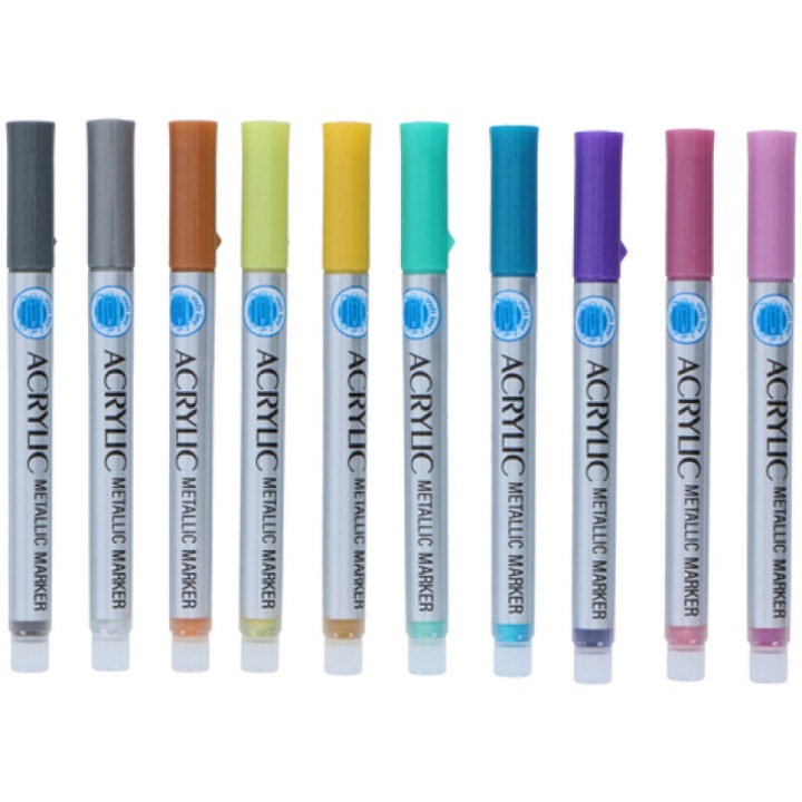 Комплект от 10 маркера Artmaker, Metallic, Multicolor