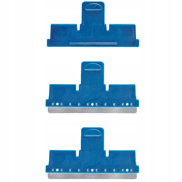 3 darabos pótpenge készlet akváriumtisztítóhoz, Bones, kék