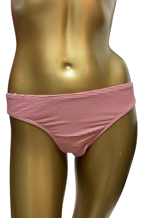 Дамски бански JUP LPP TY619-03X, Долна част, Рипсен, Розово