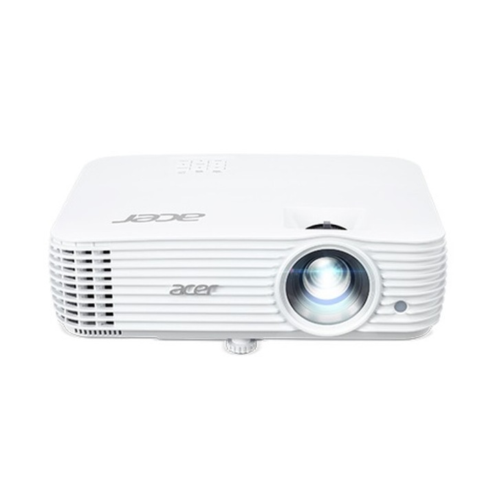 Видеопроектор Acer Projector X1626HK, DLP, WUXGA(1920x1200), 4000Lm, 10000:1, 3D, HDMI, HDMI/MHL, USB, RS232, RGB, RCA, no VGA, Audio in/out, DC Out (5V/1.5A), 10W Speaker, 3.7kg, White MR.JV711.001