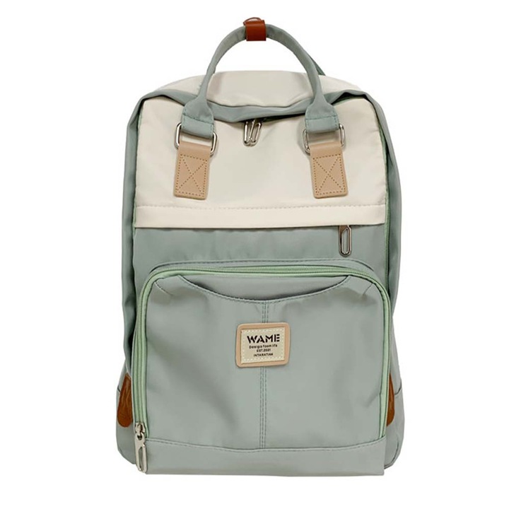 Dollcini, divatos hátizsák, alkalmi hátizsák, hölgyek/lányok/üzlet/utazás, egyszerű hátizsák, 427132, Zöld