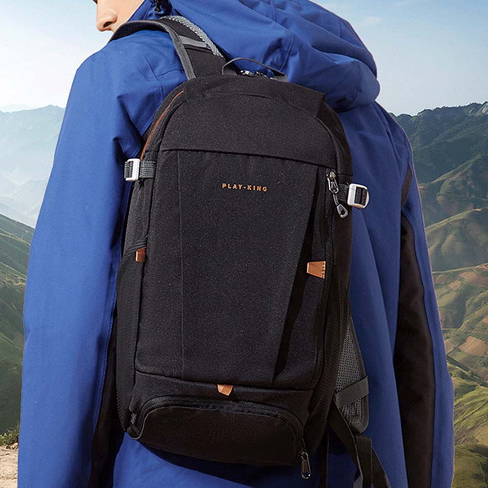 Rucsac pentru laptop, unisex, Dollcini, Nylon, rezistent la apa, pentru laptop de 13 inchi, Negru