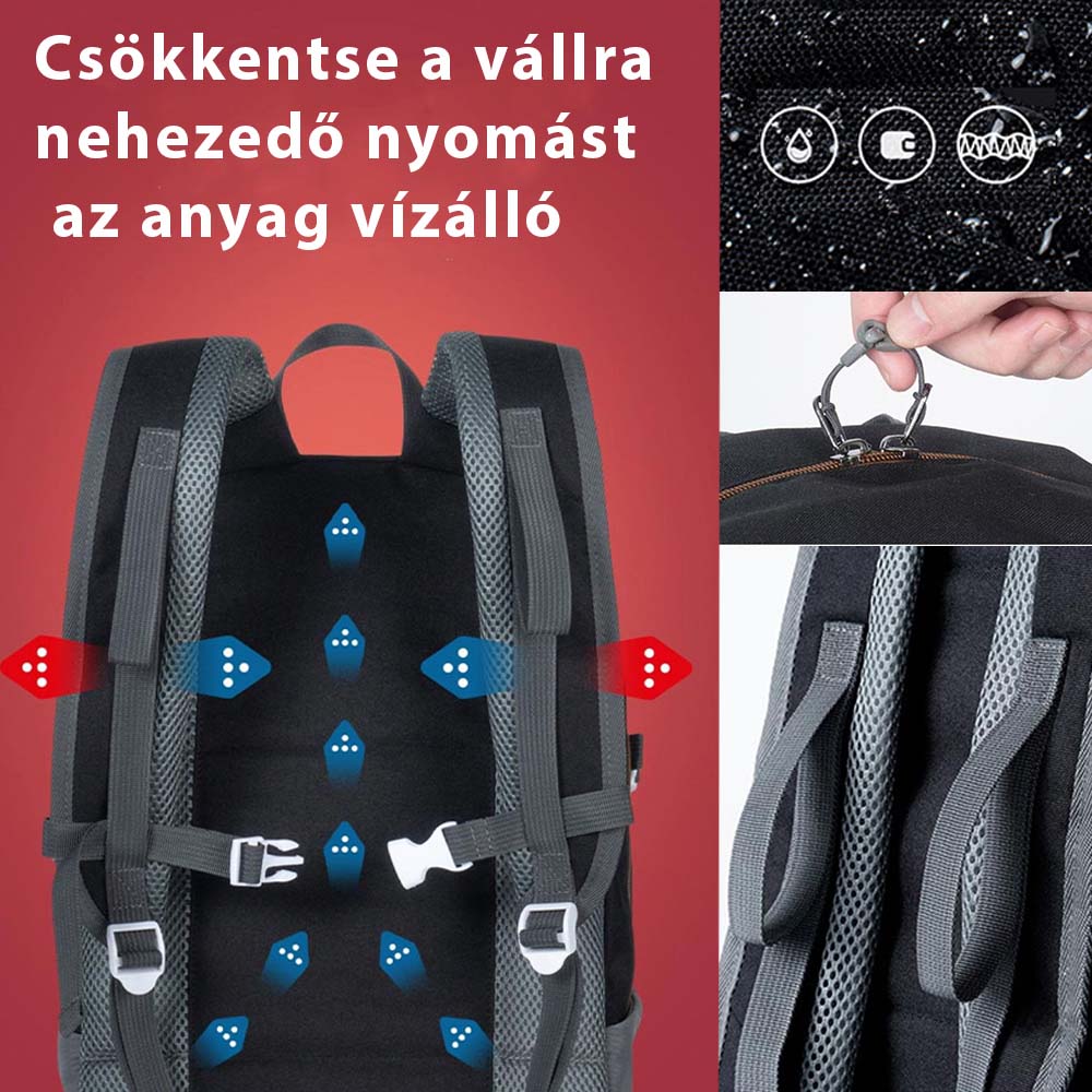Rucsac pentru laptop, unisex, Dollcini, Nylon, rezistent la apa, pentru laptop de 13 inchi, Negru