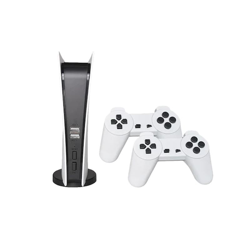 Consola Jocuri Video Retro Impact Vision®, 2 Controllere Wireless, Super 8 BIT Game, Alb