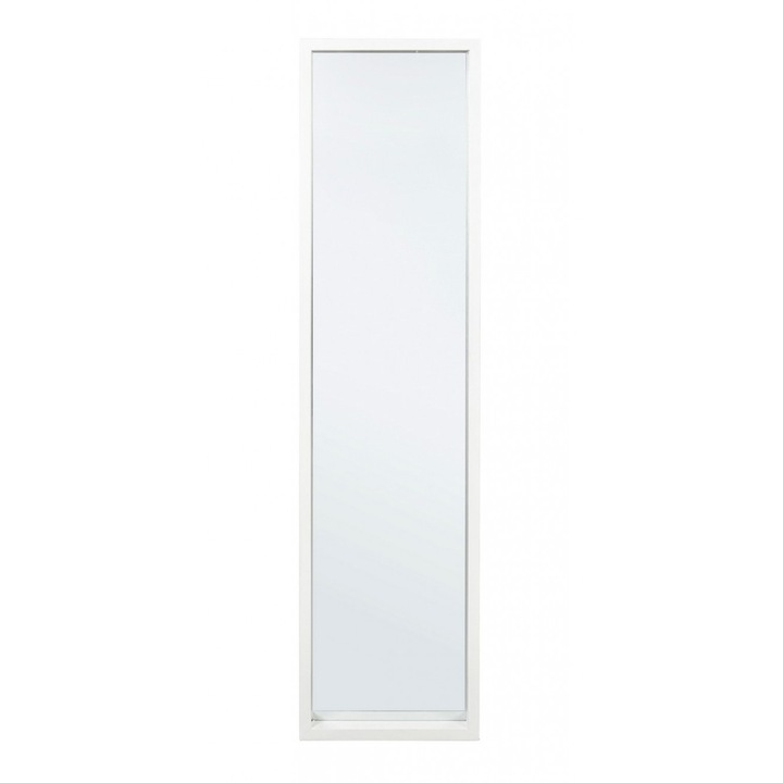 Tiziano fehér fa fali tükör 32x5x122 cm