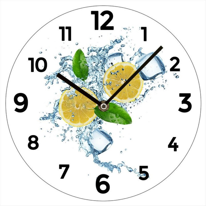 Стенен часовник лимон, 30см