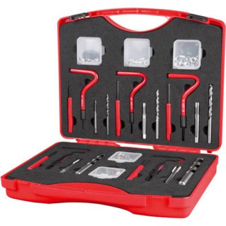 Kit reparare filet, RUKO, Metric, Rosu/Negru
